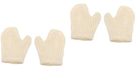 OHPHCALL 4stücke Peeling Handschuhe Exfolierende Dusch Und Bademittel Für Sanfte Hautpflege Für Spa-erlebnisse Und Körperpeeling