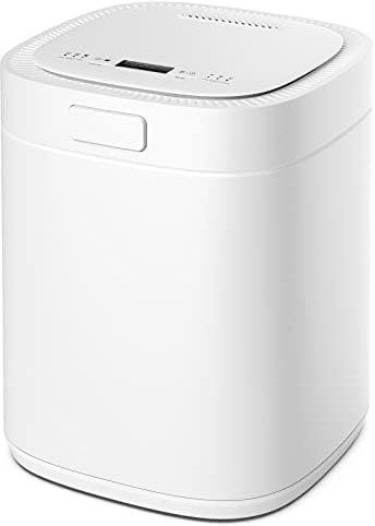 Pattumiera elettrica intelligente per compostaggio da cucina per compostaggio per interni/esterni, con capacità di 3 litri, smaltimento dei rifiuti ecologici per il piano di lavoro dell'appartamento