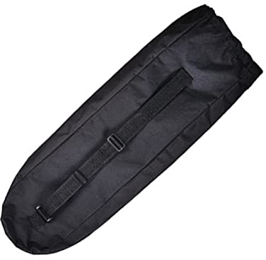 Garneck Verstellbare Skateboard Tasche aus Wasserfestem 600d Oxford Stoff mit Schultergurt zum Schützen und Tragen von Skateboard und Driftboard in Schwarz