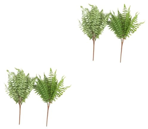 MAGICLULU 2 Series Hojas De Helecho Simuladas Helechos Artificiales para Exterior Plantas Falsas Selecciones De Helechos Hogar Plantas Artificiales Simulación De Verde 2 Piezas*2