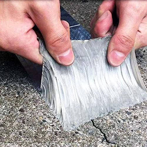 Wasserdichtes Butylband, Dichtband Selbstklebend Wasserdicht, Silber Aluminium Klebeband Zur Reparatur,Dichtband Zur Verwendung an Löchern Rohren Dächern Wohnmobilenz (10cm×5m)