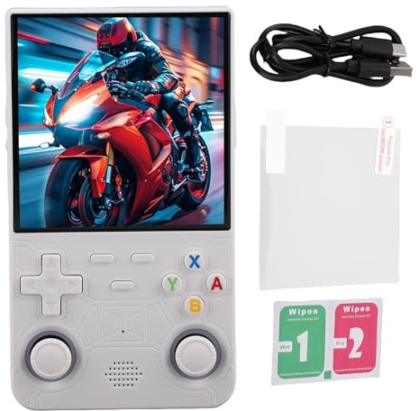 YUEHISY Console di Gioco Portatile retrò, Portatile 4.0 in Player per Videogiochi Schermo HD, Open Source con 3500MAH, Supporto Multiplayer di Supporto (64G)