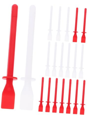 WRITWAA 20pcs Flexible Glue Spreader Sticks for Crafting Handheld Adhesive Applicator Boards Elastic DIY Glue Spreaders for Precise Art and PVA Paste Projects