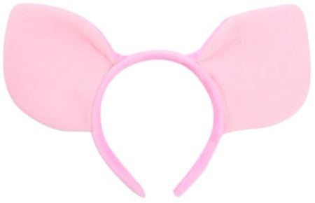 MOBUTOFU Niedlicher Party Kopfschmuck Schweineohr Haarreif aus Stoff und Kunststoff für Cosplay und Performance mit Dekorativem Design in Rosa