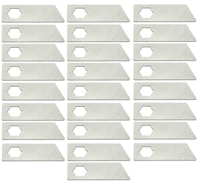 SECURA Jeu de lames (Kit de 25) compatible avec Gutbrod GLS 5055 16BG7B0E690 Scarificateur