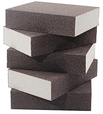 Jersvimc 12Pcs 100 Grit Medium Sanding Block
