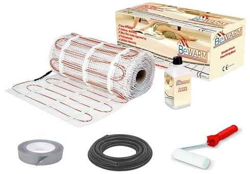 BeWarm Electric Underfloor Heating Kit, 150w Sticky Mat, 1.5m2