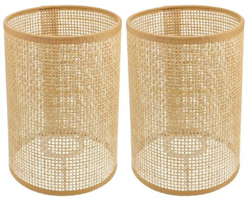 Holibanna Gewebter Lampenschirm Für Pendelleuchten Rattan-deckenlampenschirm Passend Für Esszimmer Und Wohnzimmer Modern Und Dekorativ