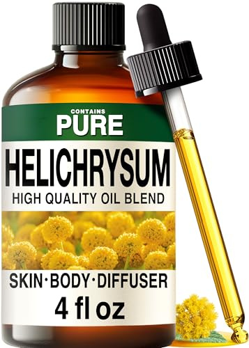 KUKKA Helichrysum-ätherische Öle – 118 ml – für Haar, Haut, Diffusor, Aromatherapie und Duft zur selbstgemachten Seifenherstellung