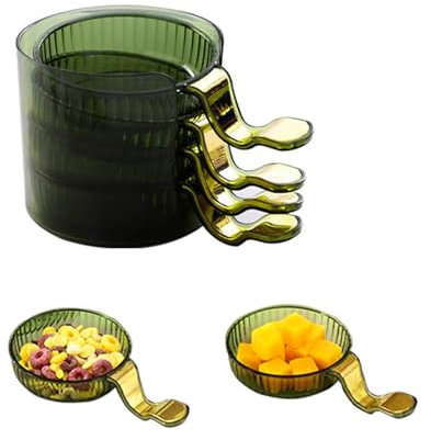 Dip Bowls,plato de vinagre al lado,tazones pequeños para salsas, bucking pequeño,tazones,tazones de salsa,tazón,mini tazones reutilizables para especias,refrigerio,inmersión,mermelada,cremas (verde)