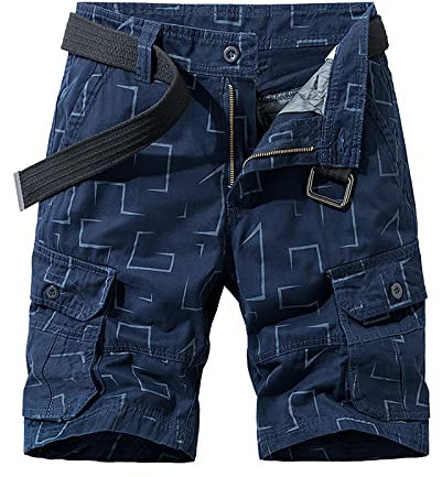 SRZYMJ Kurze Arbeitslatzhose Herren Shorts Herren Sommer Stretch Anzughose Herren Hellgrau Motorradhose Herren Leinenhose Arbeitshose Schwarz Herren Sporthose Kurz Blau Shorts Herren Stretch Beige 34