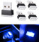 Flaconi 5PCS Luces Led Coche,Luz Interior del Coche Usb,Led Coche Interior,Luz Ambiente Coche,Luces de Ambiente para Coche,Adecuado para Iluminación Ambiental Interior de Automóviles