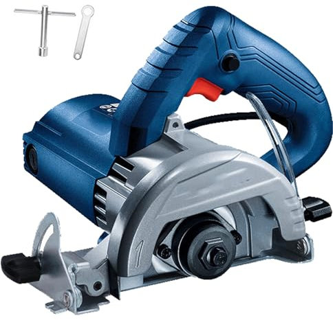 YUBEIER Electric Tile Cutting Machine, 1450W Circular Saw, Maximum Diameter 115Mm, Cutting Depth 35 Mm, Speed 13200 Rpm, Used for Cutting Concrete, Stone, Roof Tiles