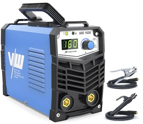 VECTOR WELDING Poste à souder à électrodes 160 A - Inverter IGBT - Appareil de soudage pour débutant - Électrode ARC 160