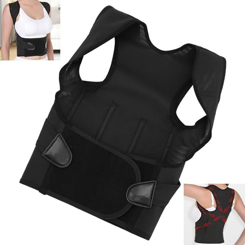 Smaoqingji Spalle E Mal Di Postura Busto Raddrizza Supporto - 1 Pezzo In Nero，per Raddrizzare la Schiena, Migliorare la Postura e Ritrovare la Salute e la Fiducia In se Stessi