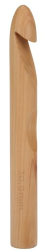Großer dicker Häkelhaken, 30 mm Holz multifunktionaler Jumbo -Häkelhaken Stricken Nadeln Handwebwerkzeug zum Nähen von Handwerks
