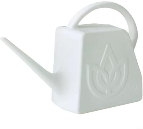 Snowchecking Regadera de 2L/4L para interiores, rociador de jardín, regadera blanca, herramienta de riego para patio, rociador de plantas domésticas, 1 unidad (2 L)