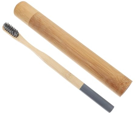 BESTYASH Portable Bamboo Zahnbürste Mit Bambusrohr Praktische Zahnreinigungsbürste Für Gesunde Zähne Und Zahnfleisch Umweltfreundliche Und Langlebige Zahnbürste Für Erwachsene Monate