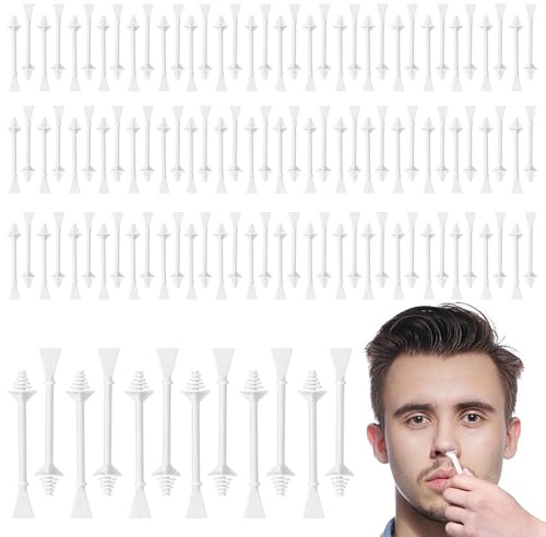 Nasenwachs Stäbchen, 120 Stück Nasenwachs Sticks, Nasenhaar Wachs Applikatoren, Nasenhaar Wachs Sticks für die Nasenlochreinigung und Nasenhaarentfernung, erhältlich für Männer und Frauen