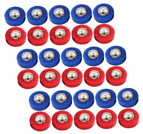 iplusmile 30 Discos Deslizantes para Tejo Accesorios para Juegos De Curling De Mesa Accesorios para Mesa De Curling Equipo para Juegos De Tejo Discos De Repuesto para
