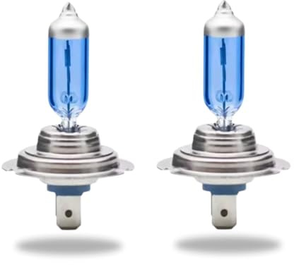 MARRTHH H7 headlight Bulb White,12Volt, 55 Watts,1800 lumen Universal Fit Replasment Car Light, 40000 Hours Operating Life, Halogen Light Source (H7)