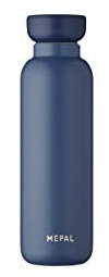 Mepal - Isolierflasche Ellipse - Doppelwandige Thermo Wasserflasche - Thermosflasche für Unterwegs - 12 Stunden heiß & 24 Stunden kalt - Edelstahl - 500 ml - Nordic denim