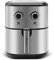 Karaca Multifry Inox 1700W Freidora Doble XL 5,5 L con inyección de aceite, recipiente grande, sin olor, tecnología de circulación de aire, temperatura y tiempo, revestimiento antiadherente
