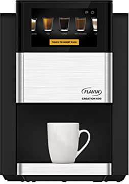 Flavia Creation 600 Brewer, Makes Coffee, Lattes, Tea, and other Hot or Cold Beverages with Single-Serve Freshpacks, Multiple Brew Sizes