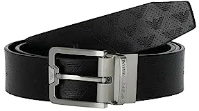 Emporio Armani Cintura reversibile logoprint aquila H35 Y4S502 Y221E black/black