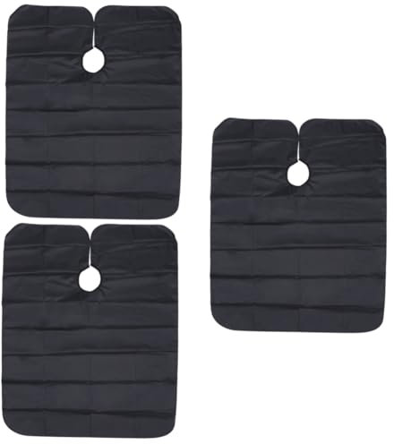 Beaupretty 3pezzi Mantello Parrucchiere Per Taglio e Grembiule Protettivo Per Salone Facile Da Pulire Per Adulti e Materiale Morbido e Leggero