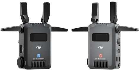 Bundle DJI SDR Transmission, Transmission Vidéo sans Fil SDR sur 3 km, 1 080p/60 IPS, Émetteur et Récepteur, Stable et Anti-interférences, Forte Pénétration, Haut Débit, Surveillance par USB-C
