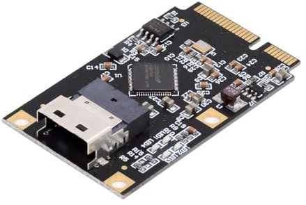 Mini PCI-E PCI Express to Slimline SFF-8654 SATA 3.0 Four Ports Adapter Converter 6Gbps Disk Extension Card for SSD