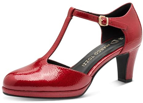 Marco Tozzi Damen 2-24419-45 Pumps, Dk.Red Pat, 38 EU
