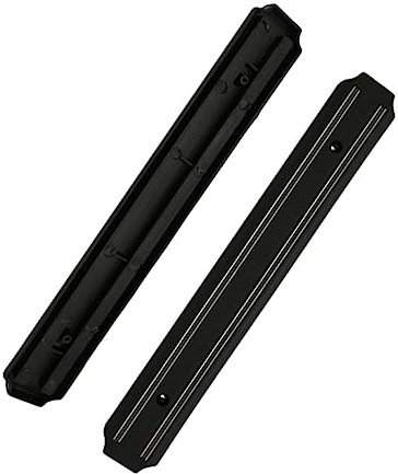 HOLIDYOYO Starker Magnetischer Küchenwerkzeughalter Schwarz Multifunktionale Magnetische Messerleiste Zur Sicheren Aufbewahrung Platzsparend Und Einfach Zu Montieren