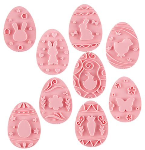 CIYODO 9pcs Cookie Molds for Baking Easter Cookie Reusable Baking Tools for Beginners Professionals