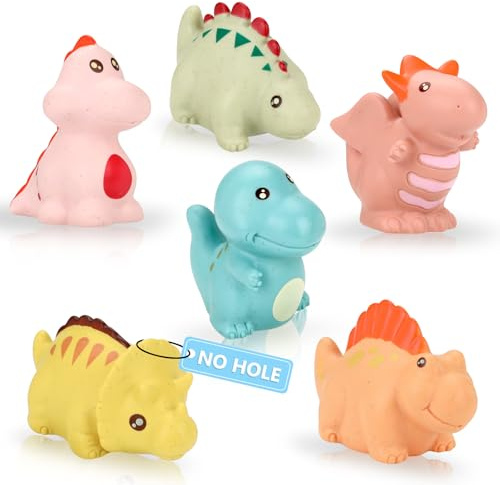 Badespielzeug Ohne Löcher Für Baby Ab 1 Jahr, 6Pcs Dinosaurier Wasserspielzeug, Schimmelresistent, Poolspielzeug Und Badewannenspielzeug Für Kinder Ab 1-4 Jahren, Perfekte Geschenkidee