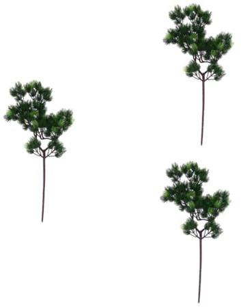 Ciieeo 3pcs Artificial Pine Branches Cypress Leaves Greenery Fake Plant Decorative Tree Noa Home Decor Home Party Decor