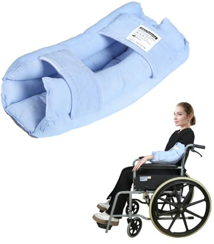 Ehucon Protector de codo para aliviar las úlceras por presión, coderas con fibra suave para ancianos o pacientes postrados en cama, paquete de 1 unidad (tamaño grande)