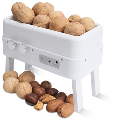 Galleta de nueces eléctrica, adecuada para herramienta de galleta de nueces de nueces, nueces, avellanas, castañas y más, herramienta de galletas de nueces de tamaño ajustable, máquina de concha de
