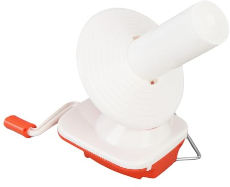 Asixxsix Enrouleur de Fil, Assemblage Facile à Commande Manuelle, Enrouleur de Boule de Fil en Plastique ABS et Métal Robuste, Essoreur de avec Pince de Table de 4,5 Cm et capacité de 150 G pour le