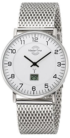 Master Time advanced radio men's stainless steel slim watch, MTGS-10558-12M