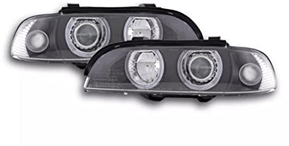 X-Parts 1030075 Xenon Scheinwerfer mit Angel Eye Ringe Schwarz Linsen E39 1995-2000