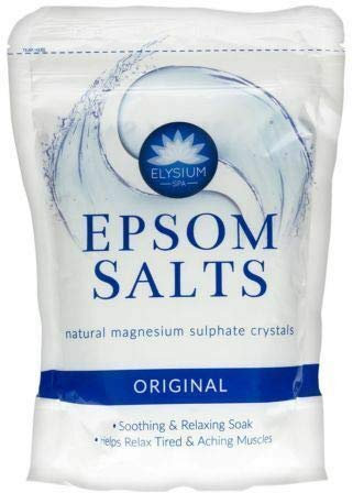 Epsom - Sale da bagno in cristallo di magnesio naturale, 450 g