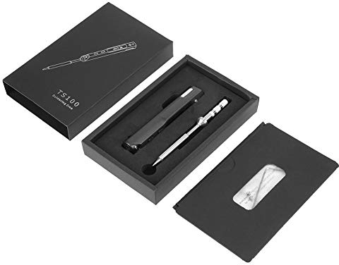 TS100 Mini Soldering Iron Kit, Electric Portable Digital Welding Kit, 12V-24V DC Soldering Iron Tools with Adjustable Temperature, Digital OLED Screen Display, Fast Internal Heating