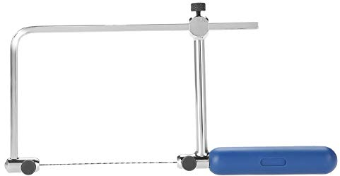 Sega da traforo professionale, sega da traforo regolabile, sega a nastro, sega per la lavorazione del legno utensile multiuso Telaio per sega a forma di U con 6 lame elicoidali di ricambio