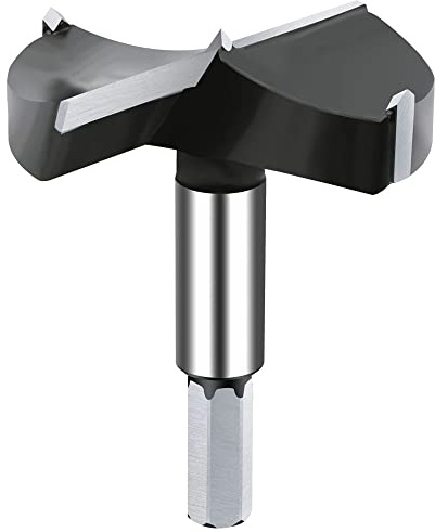 NICAVKIT 75mm Brocas Forstner de carburo para madera, Taladro de madera de carburo, Broca Fresadora Madera Hole Saw, Broca De Alas Planas Para Taladrar En Madera, Plástico, Madera Contrachapada