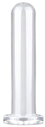 Roluck Analplug Anfänger Analdildo mit Starkem Saugnapf TPE Transparent Dildo Sexspielzeuge Für Männer Anal Prostata Massage Masturbation weiblicher G-Punkt Stimulation Dildo Butt Plug (M)