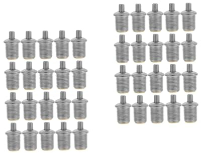 iplusmile 40 Stück Drahtseil-Spind Drahtseil-Clip Drahtseil-Schraubklemme Drahtseilklemmen Kordel-Clip Hosenträger Drahtklemme Für Drahtseil Drahtseil-Schraubklemme Draht-Clip