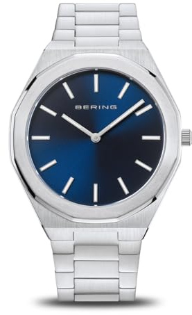 BERING Herren Uhr Quarz Movement - Classic Collection mit Edelstahl und Saphirglas 19641-707 - Wasserdicht: 3 ATM