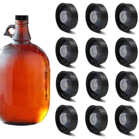 Cappello per palloncini, tappi per growler, tappo rotondo in policono per bottiglie di birra in vetro, coperchio per bottiglie di acqua potabile, tappi a vite con guarnizione in poli, adatto per la